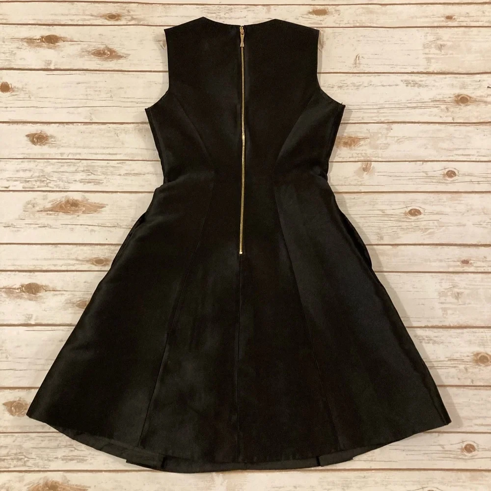 kate spade Black Sleeveless A-Line Mini Dress